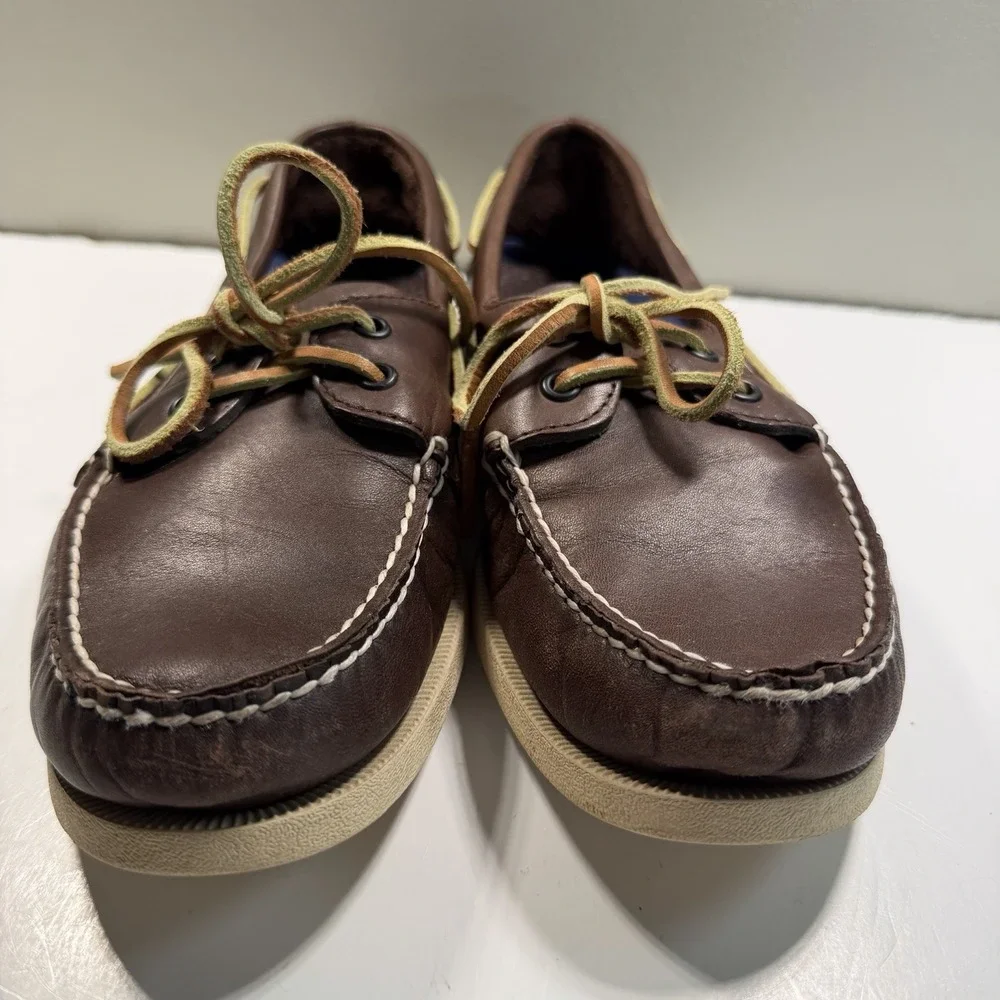 Sperry Men's Leather Boat Shoes Loafers 8.5 Brown